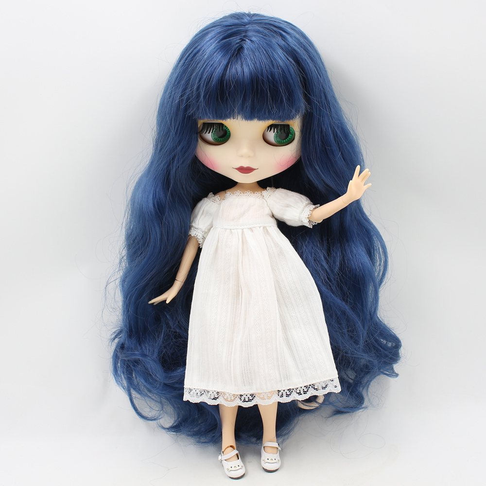 Details about  / 12/" Neo Blythe factory Doll Long Blond hair with Blue hair 19 joints body gifts